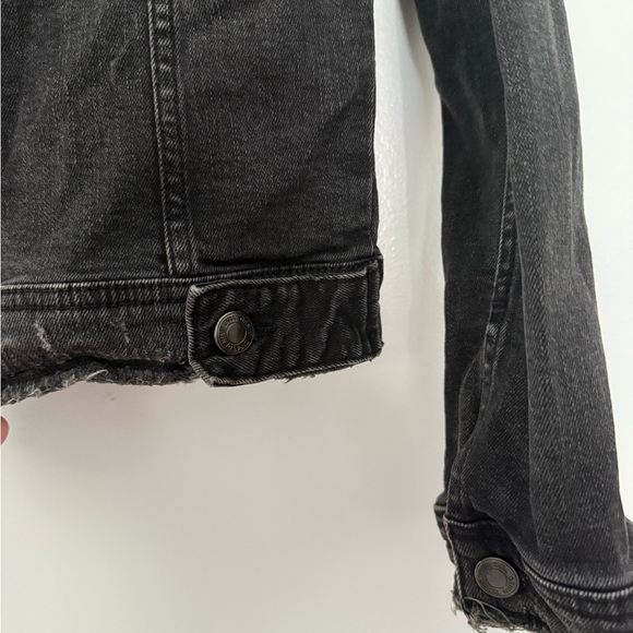 ZARA Charcoal Denim Jacket - Picture 6 of 7